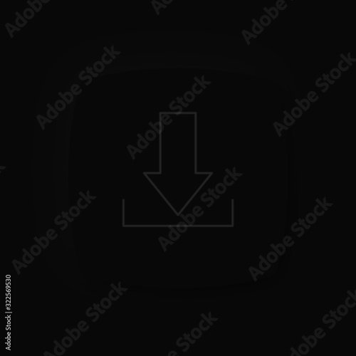 Soft UI Neumorphism App Icon Dark Mode Black - Download
