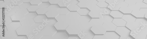 Abstract Hexagon Geometric Surface background