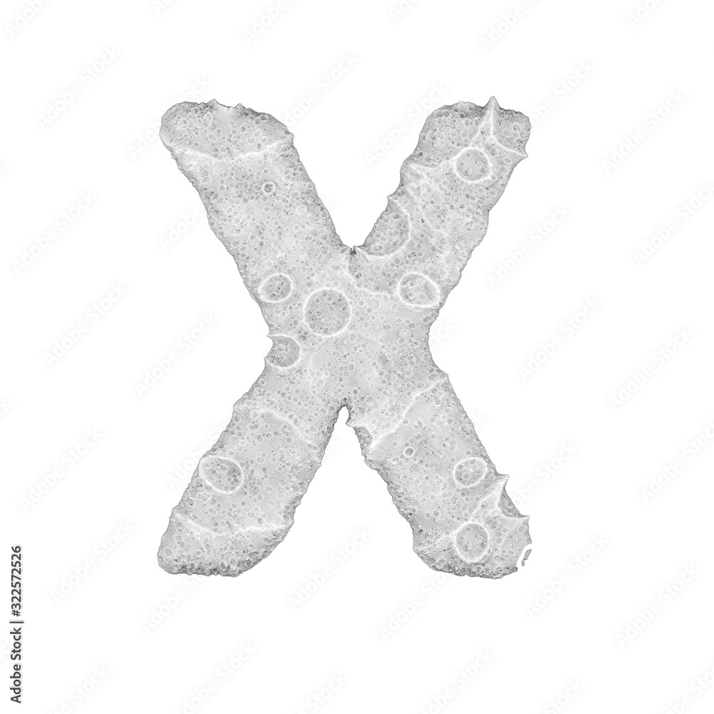 Moon stylized Letter Moon stylized Letter
