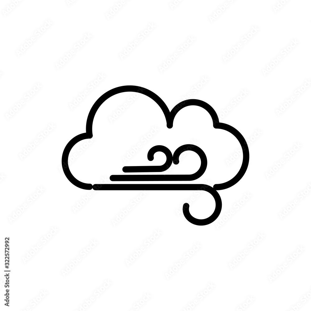 windy icon design vector logo template EPS 10 windy icon design vector logo template EPS 10
