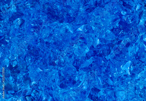 Blue jelly texture. Abstract background