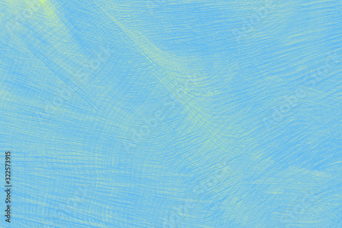 Blue and yellow texture background with natural wooden pattern