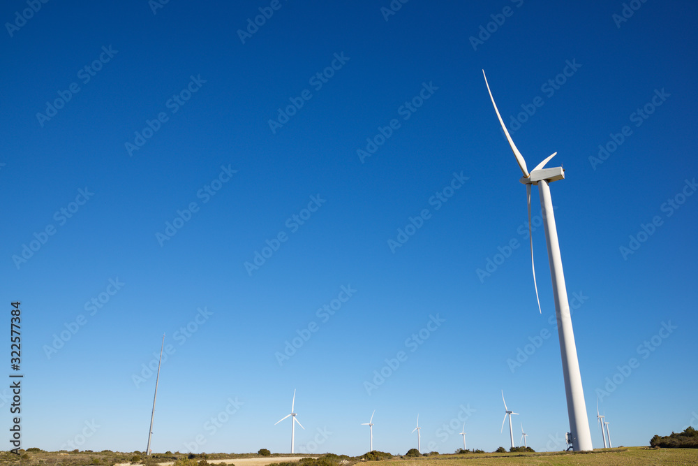 Fototapeta premium Windturbines in Spain
