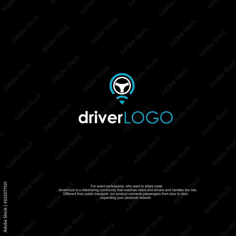 DRIVER COMMUNITY DESIGN LOGO TEMPLATE