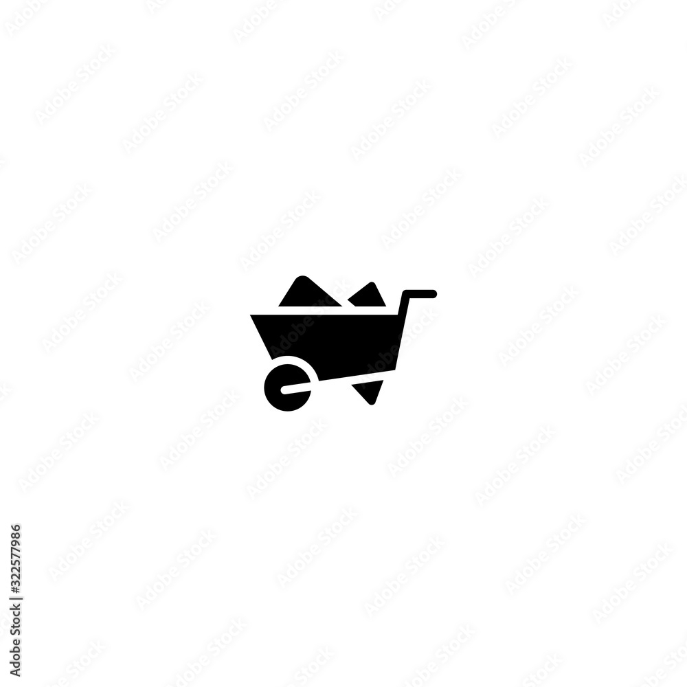 Icon Pushcart Vector Graphic Illustrator perfect for Building Icon Pushcart Vector Graphic Illustrator perfect for Building