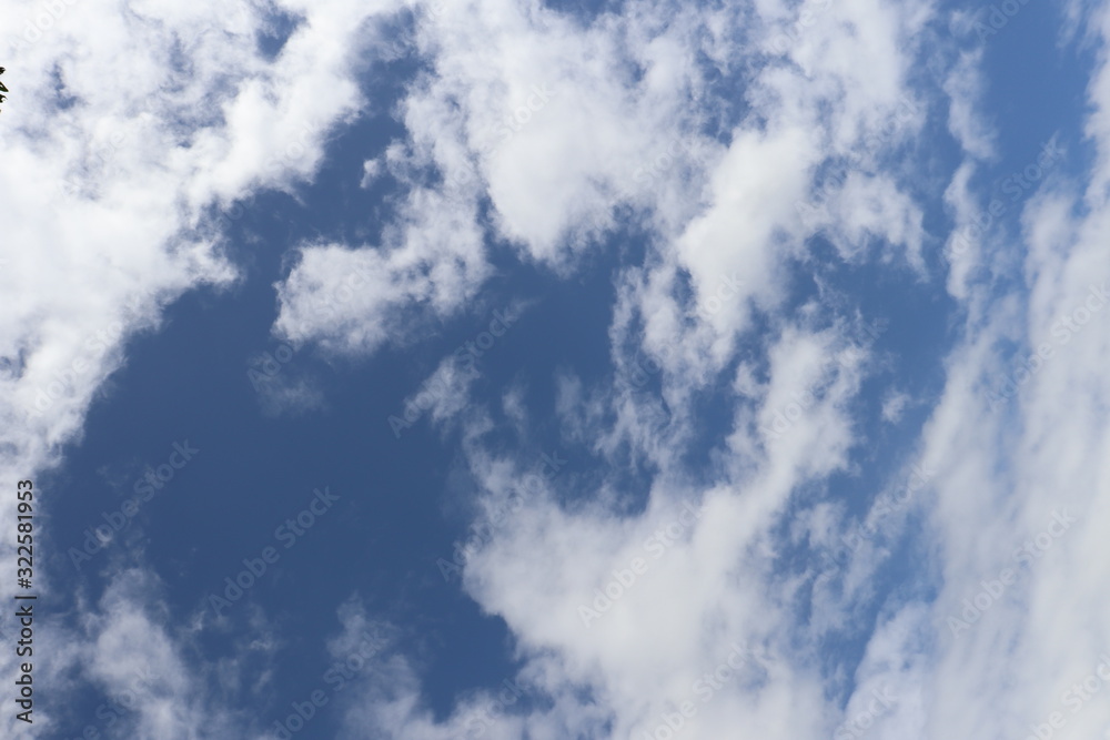 Obraz premium blue sky with clouds