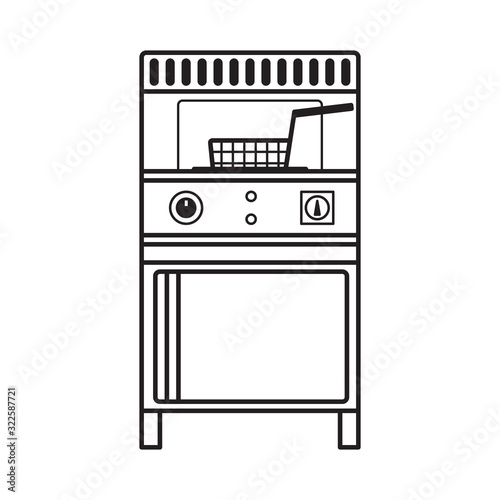 Commercial Deep Fryer with Basket