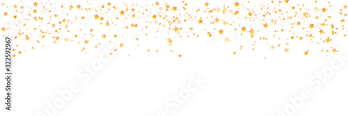 Orange yellow star abstract background