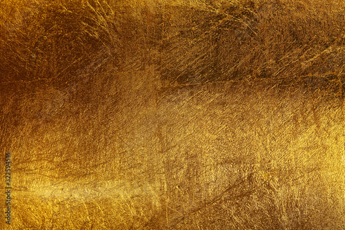 gold foil background texture. photo