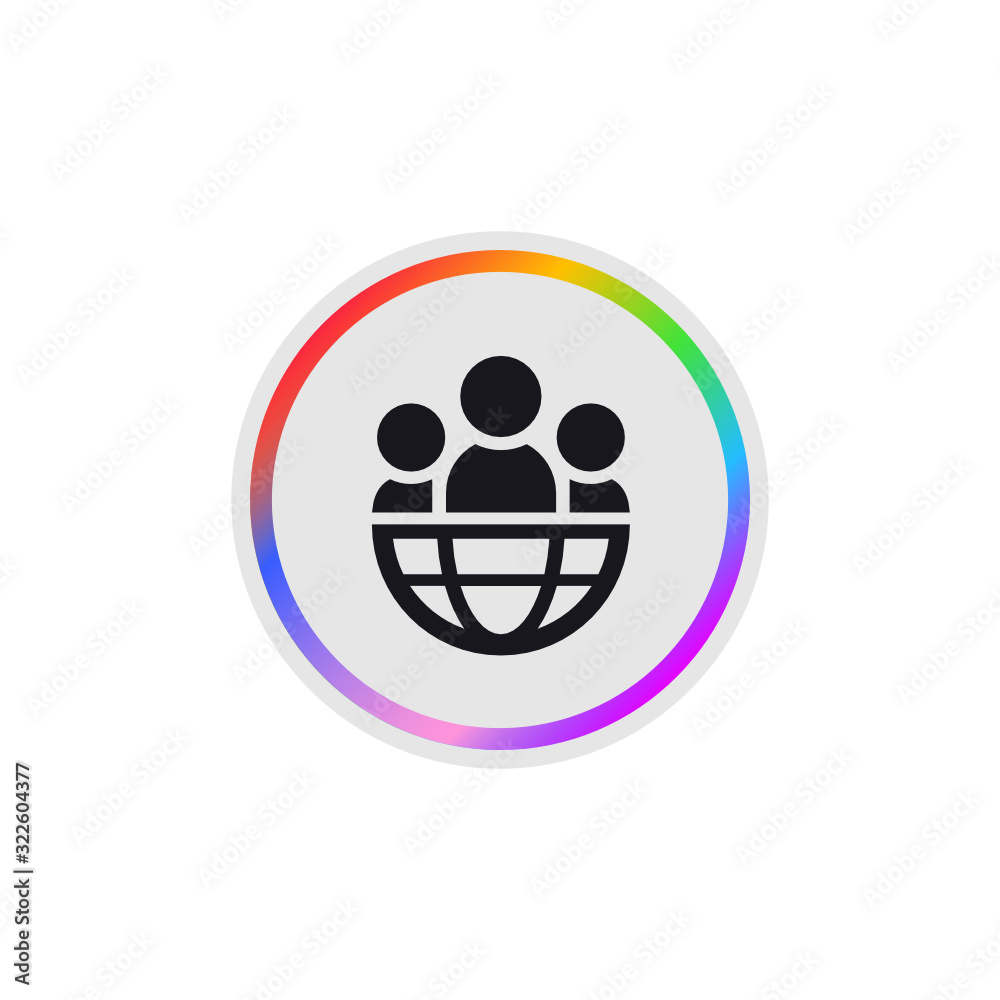 Social Media - Modern App Button Social Media - Modern App Button