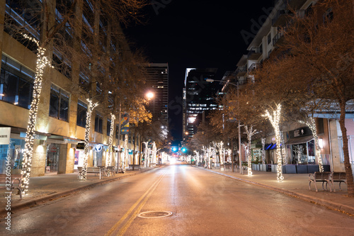 The skyline in the city of Austin.