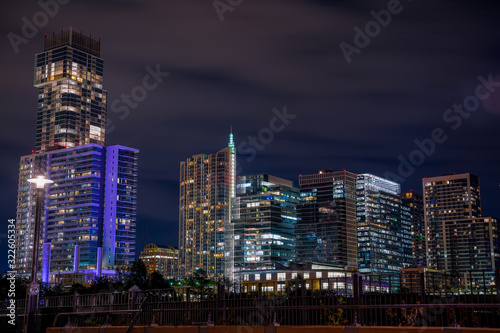 Downtown Austin sits on the banks of Lady Bird Lake. 