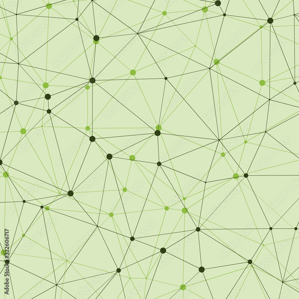 Abstract Low Polygon Mesh Generative Art background illustration