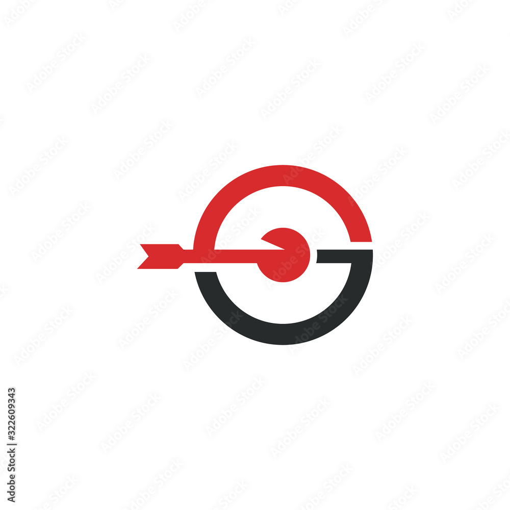 Target icon logo design for business or sport with arrow symbol. Goal Logo. Target icon logo design for business or sport with arrow symbol. Goal Logo.