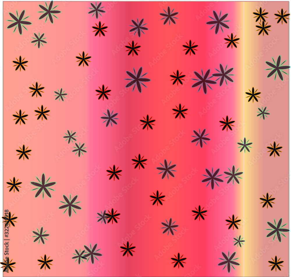 Seamless floral pattern with flowers