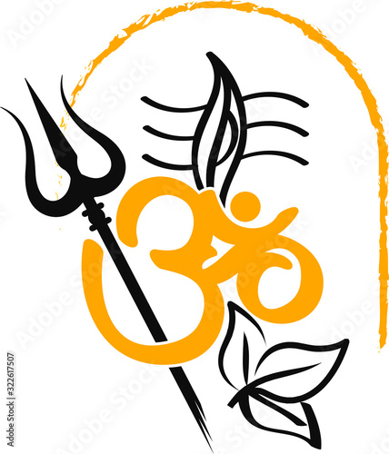 Maha Shivratri Logo - Aum Shiva Symbols