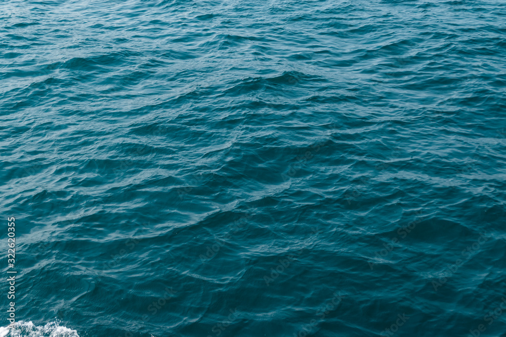  Blue ocean waves and islands