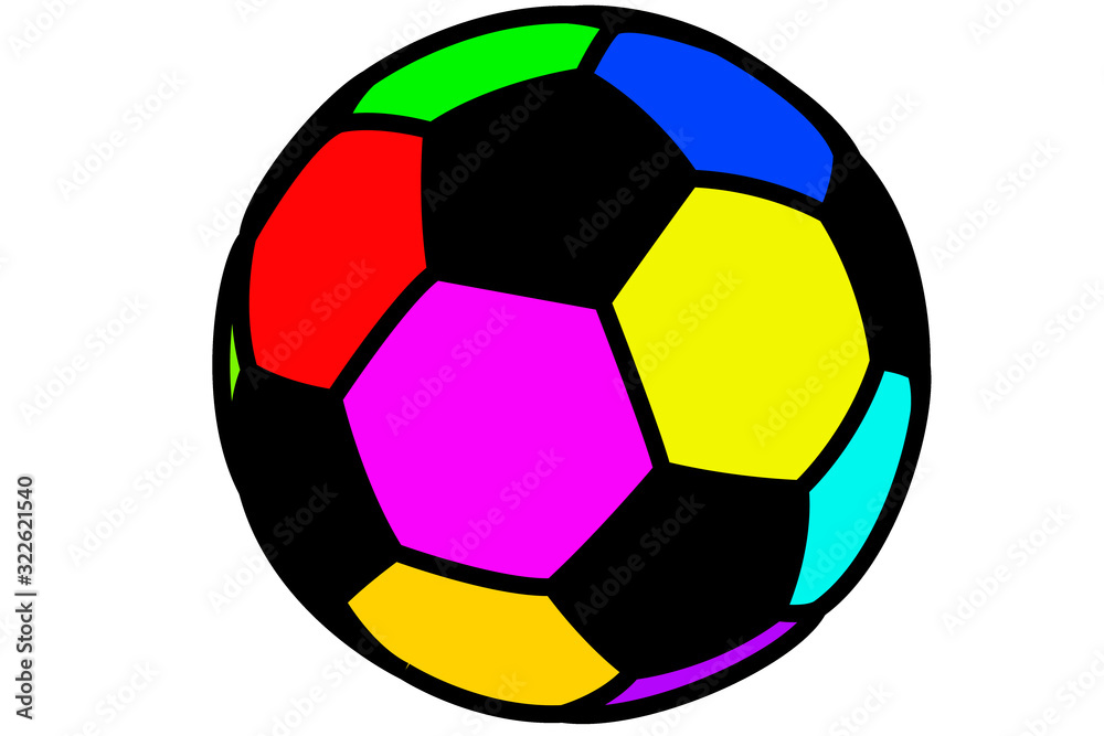 soccer ball isolated on white background soccer ball isolated on white background