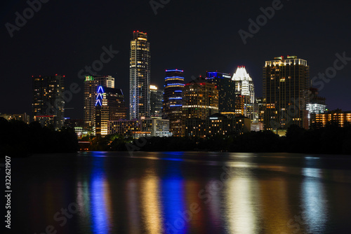 The skyline in the city of Austin, Texas.  © Matthew