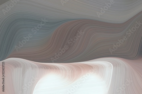 abstract artistic with modern soft swirl waves background illustration with gray gray, old lavender and light gray color