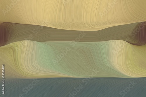 artistic wave fluid lines with contemporary waves illustration with gray gray, dark khaki and burly wood color