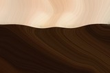 artistic wave lines and fluid colors style with modern soft curvy waves background design with very dark red, wheat and brown color