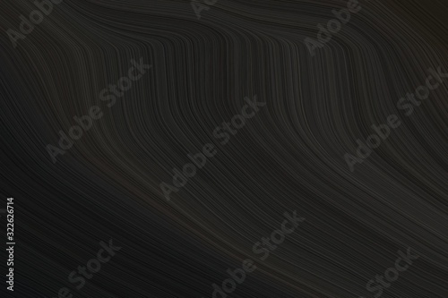 artistic wave lines with curvy background design with very dark green, very dark blue and dark slate gray color