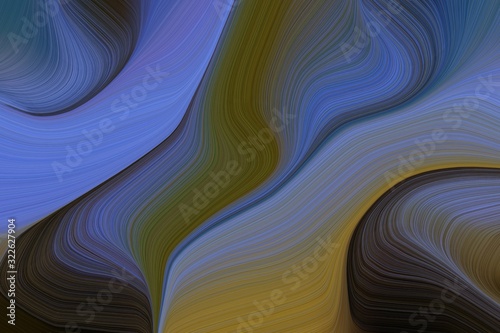 artistic wave fluid lines with modern soft swirl waves background design with dark slate gray, slate blue and dark olive green color