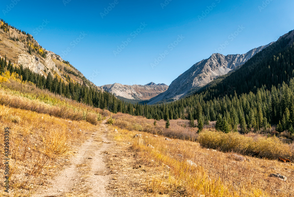 Fall Landscape in the Maroon Bells-Snowmass Wilderness Fall Landscape in the Maroon Bells-Snowmass Wilderness