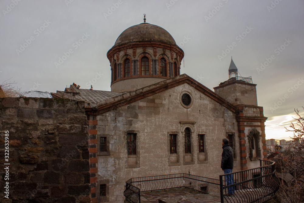 (Yaman Dede Cami) Greek Panaya Church In Kayseri
