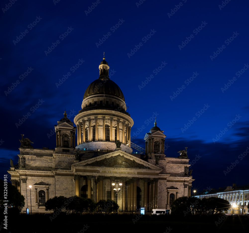 Orthodox St. Isaac's Cathedral in St. Petersburg..