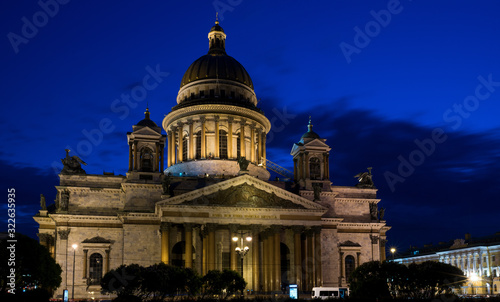 Orthodox St. Isaac's Cathedral in St. Petersburg..
