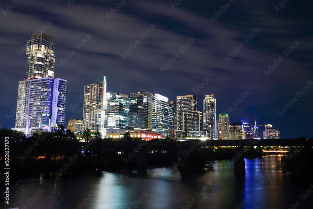 The skyline of Austin Texas.