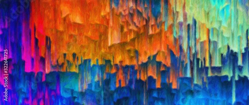 Panel kuchenny z motywem Abstract background for create colorful trendy graphic and digital production, decorate design flyer, poster, leaflet, big size banner and advertising billboard, bright art texture. Geometric pattern.
