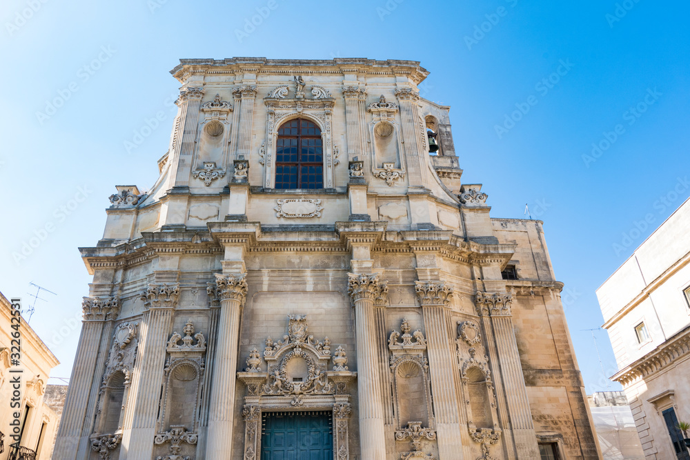 Santa Chiara Church in Lecce, Italy