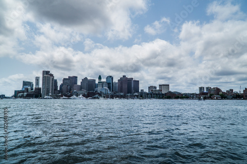 Boston cityscape  USA