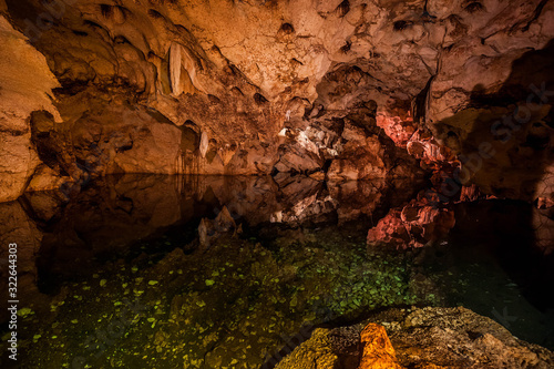Green grotto caves in Jamaica travel destination photo