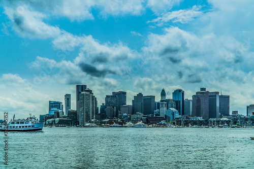 Boston cityscape, USA