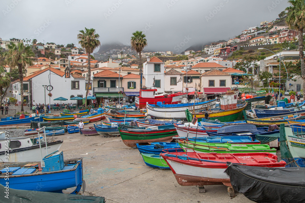 Fischerboote Madeira Portugal