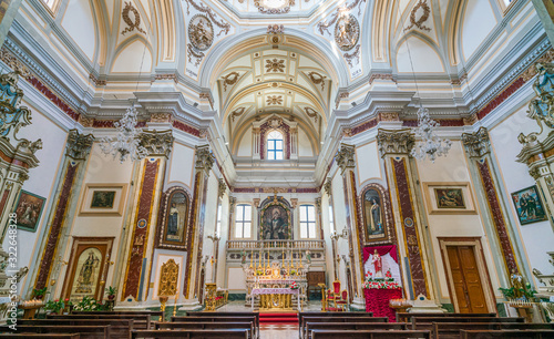 Madonna del Carmine Church in Martina Franca, province of Taranto, Apulia, southern Italy.