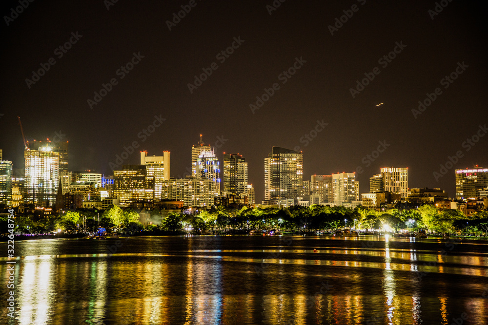 Fototapeta premium Boston cityscape, USA