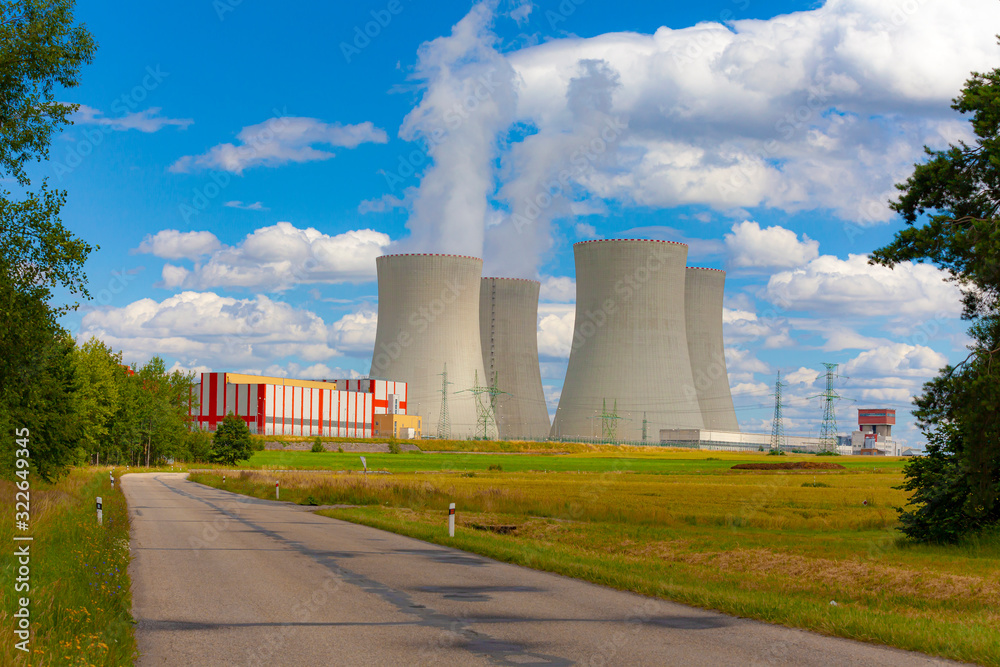 Nuclear power plant Temelin in Czech Republic Europe Nuclear power plant Temelin in Czech Republic Europe
