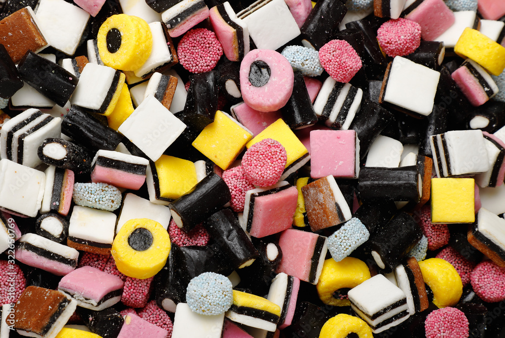 English liquorice candy