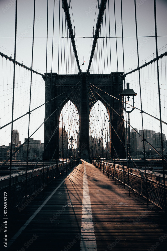 Obraz premium Most Brookliński