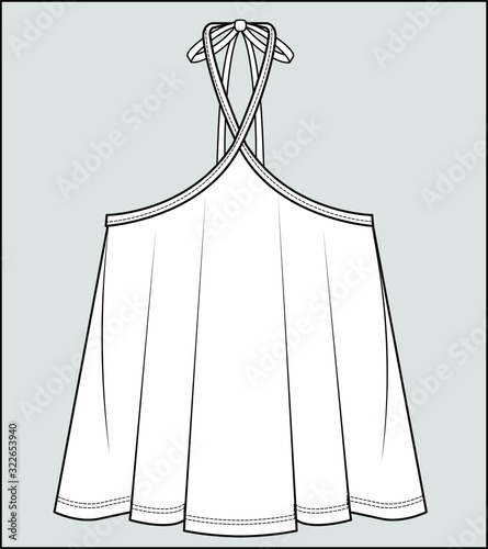 apparel template, vector