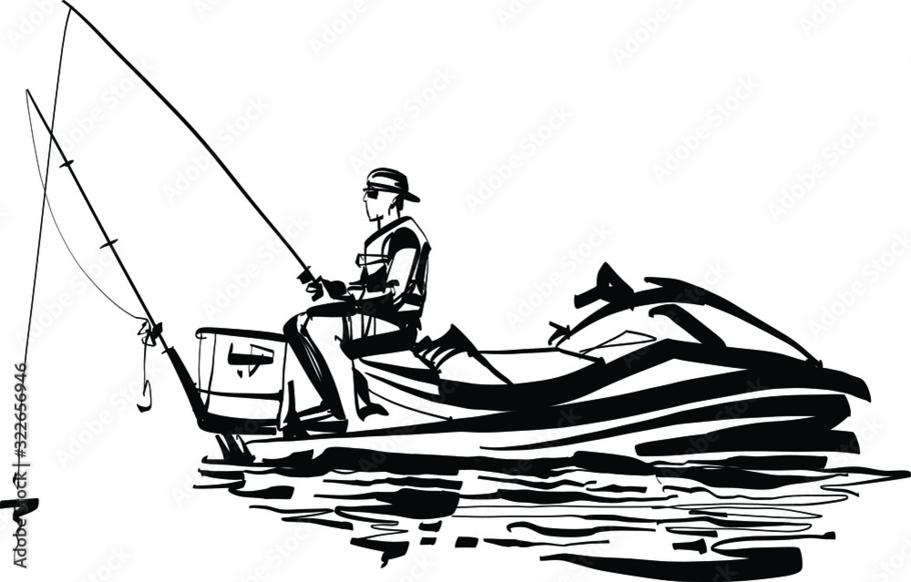 fisherman in boat