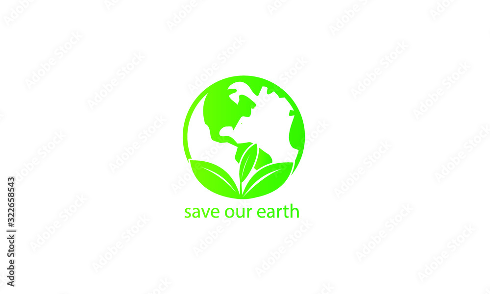 creative simple Environmentally friendly concept, leaf Green city, save our earth, vector designs logo template illustration creative simple Environmentally friendly concept, leaf Green city, save our earth, vector designs logo template illustration
