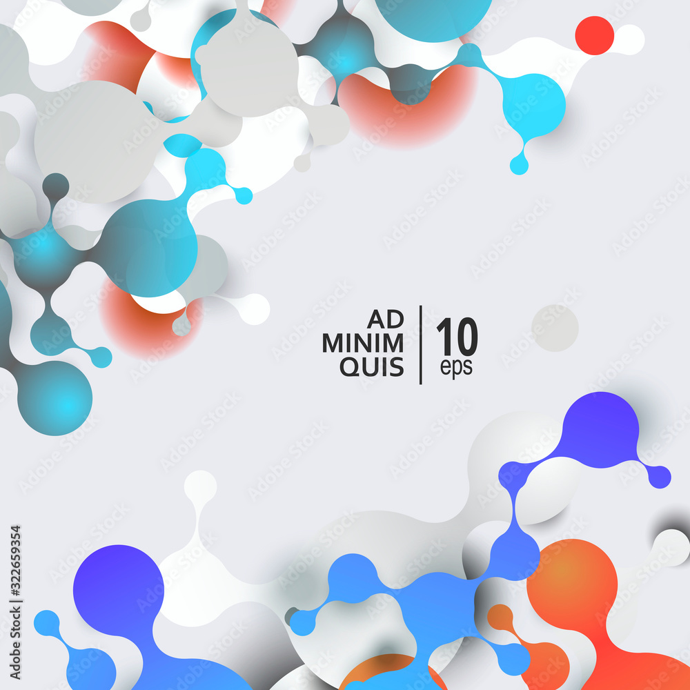 Abstract background with connect metaballs. Used for medical, healthcare, network, connect, social media and global concepts Abstract background with connect metaballs. Used for medical, healthcare, network, connect, social media and global concepts