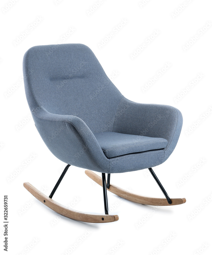 Modern comfortable armchair on white background Modern comfortable armchair on white background