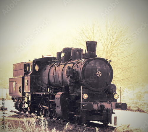 a locomotive from the past